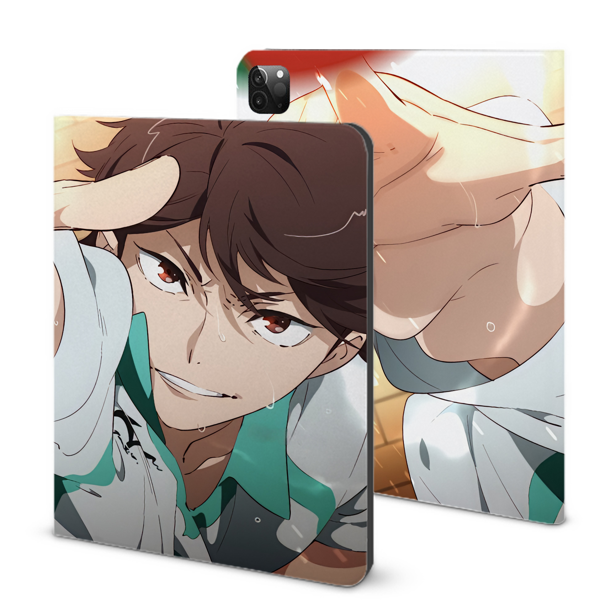 （画像用） ハイキュー!! Haikyu!! IPadケース ペンホルダー付き ブックスタイルデザイン